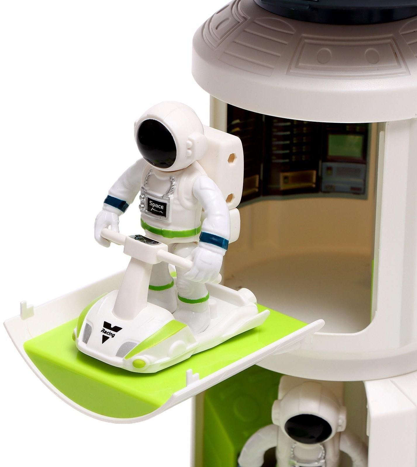 Игровой набор «Исследование космоса», 3в1: станция, шаттл, луноход