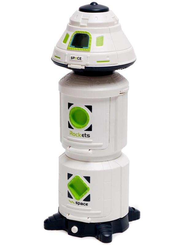 Игровой набор «Исследование космоса», 3в1: станция, шаттл, луноход