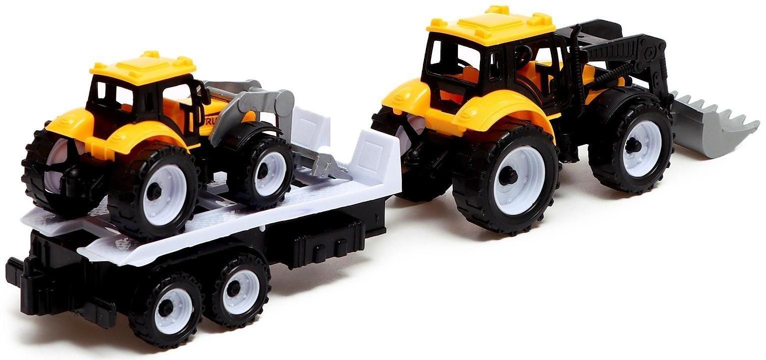 Трактор инерционный «Фермер», с прицепом и трактором