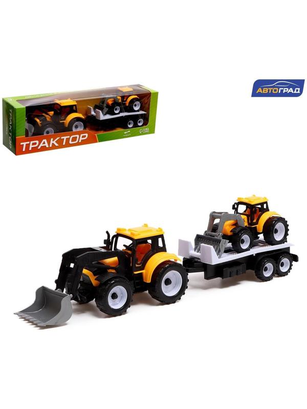 Трактор инерционный «Фермер», с прицепом и трактором
