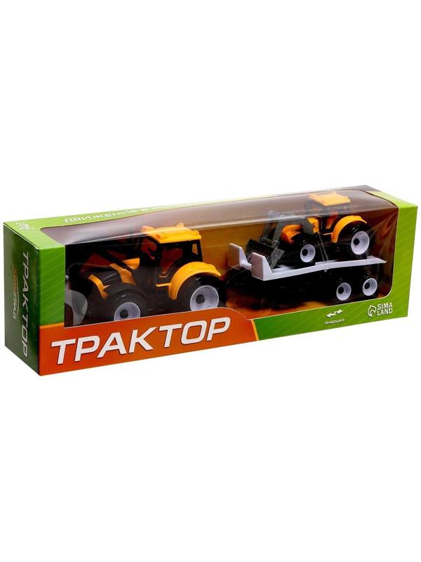 Трактор инерционный «Фермер», с прицепом и трактором