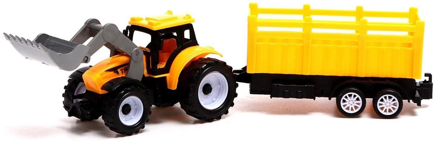 Трактор инерционный «Фермер», с прицепом