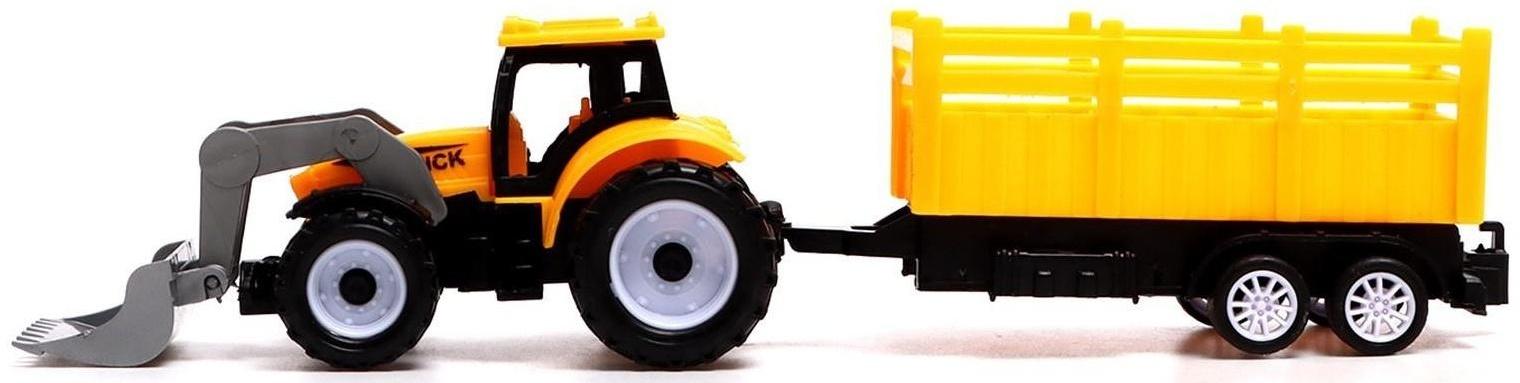 Трактор инерционный «Фермер», с прицепом