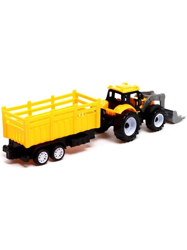 Трактор инерционный «Фермер», с прицепом