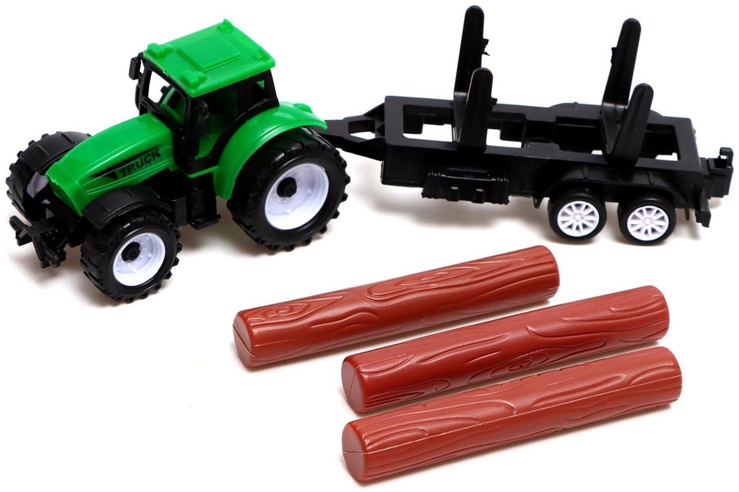 Трактор инерционный «Фермер», с прицепом