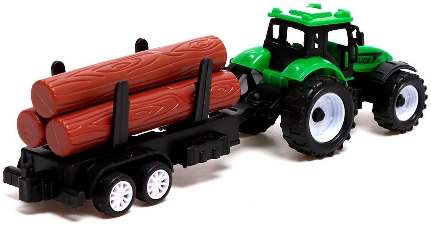 Трактор инерционный «Фермер», с прицепом