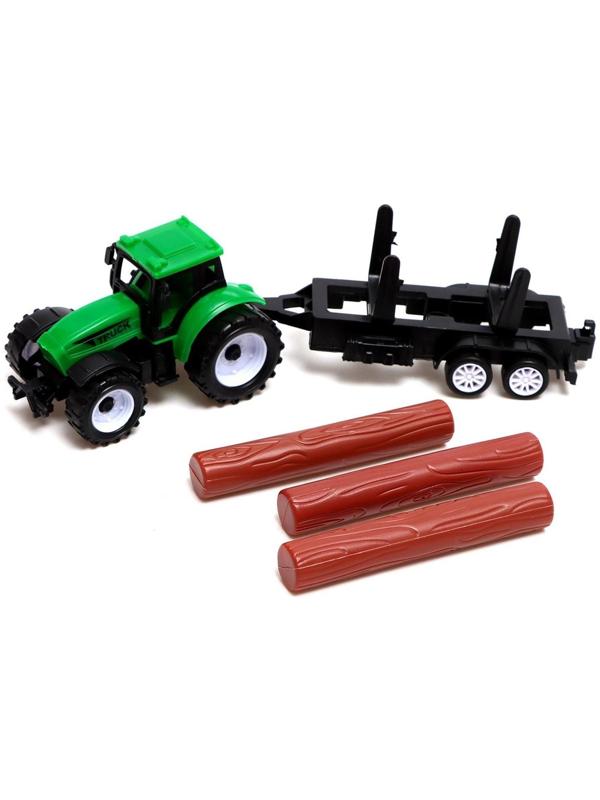 Трактор инерционный «Фермер», с прицепом