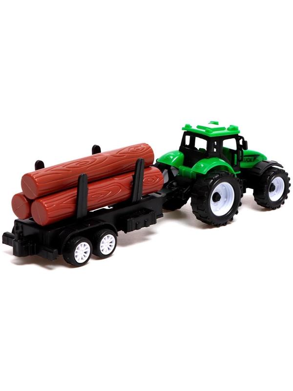 Трактор инерционный «Фермер», с прицепом