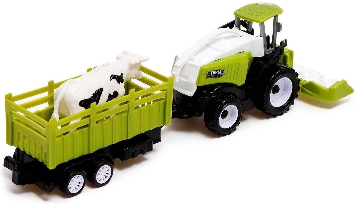 Комбайн инерционный «Фермер», с прицепом