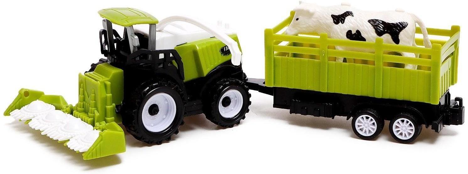 Комбайн инерционный «Фермер», с прицепом