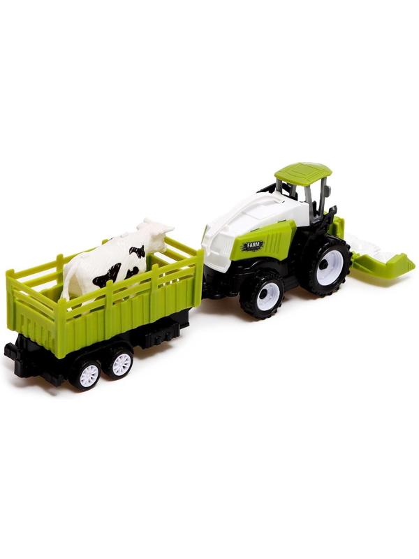 Комбайн инерционный «Фермер», с прицепом