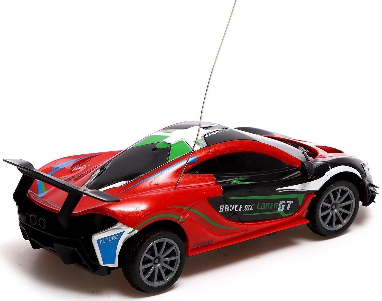 Машина радиоуправляемая «Шоукар», работает от батареек, цвет красный