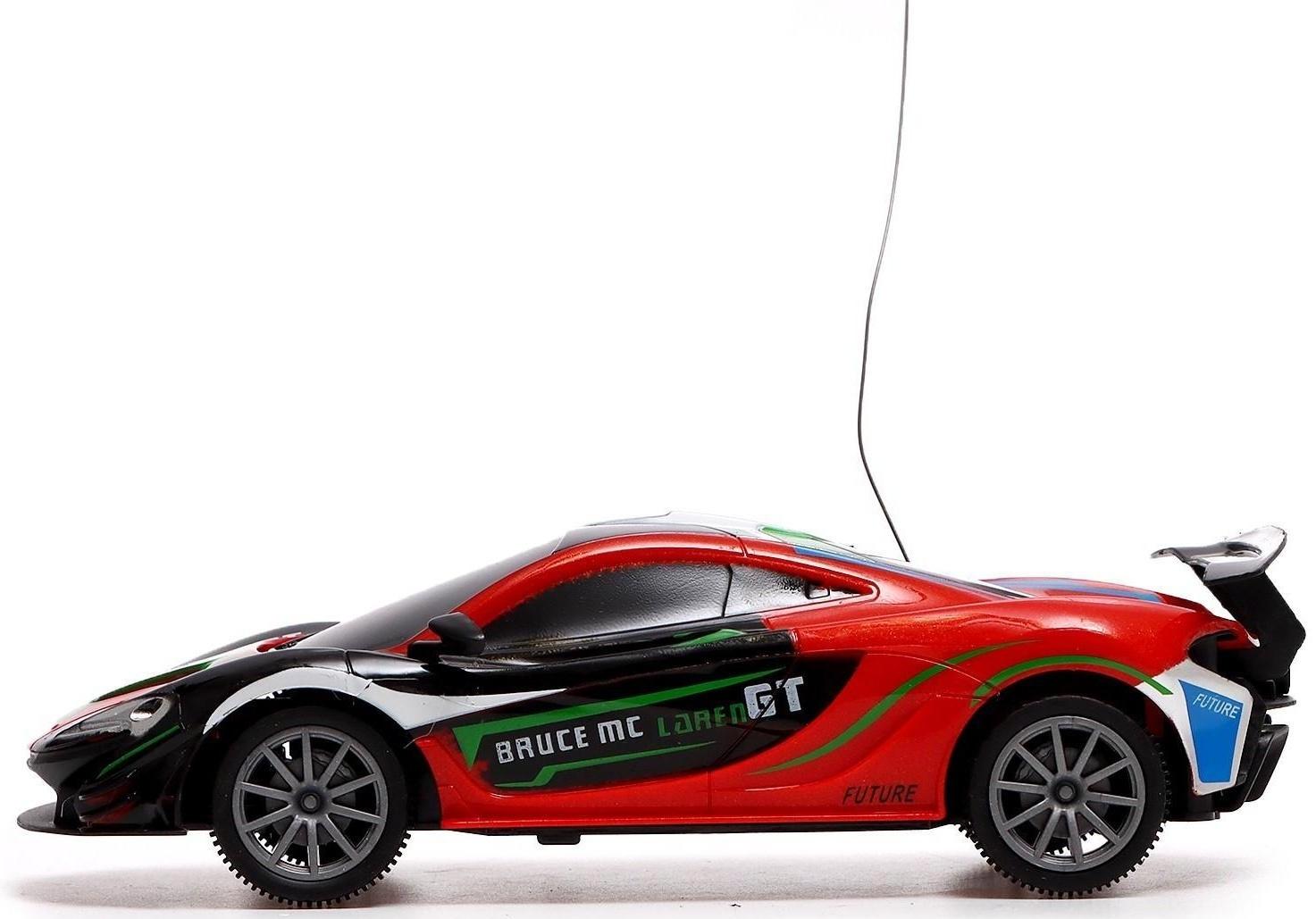 Машина радиоуправляемая «Шоукар», работает от батареек, цвет красный