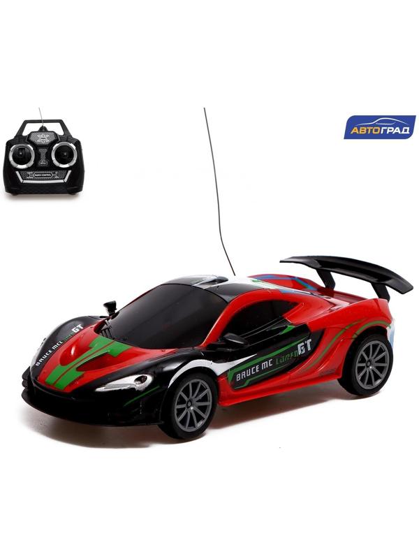 Машина радиоуправляемая «Шоукар», работает от батареек, цвет красный