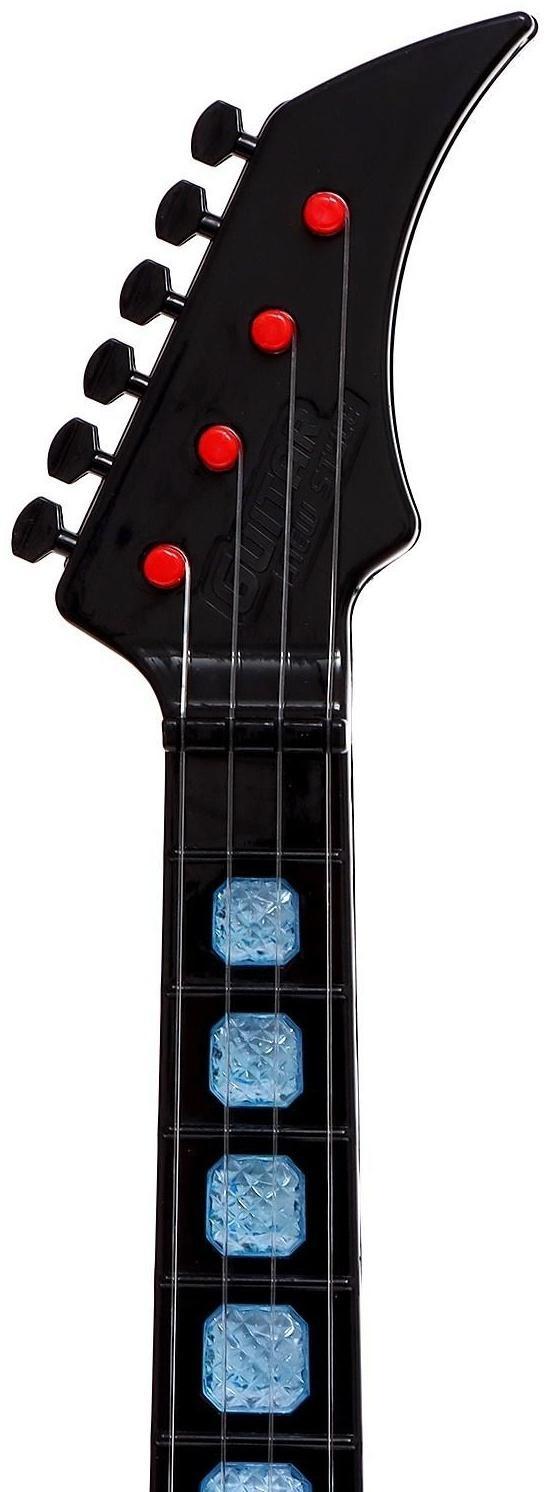 Гитара музыкальная, световые и звуковые эффекты