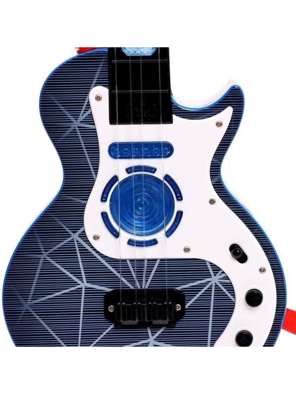 Гитара музыкальная, световые и звуковые эффекты