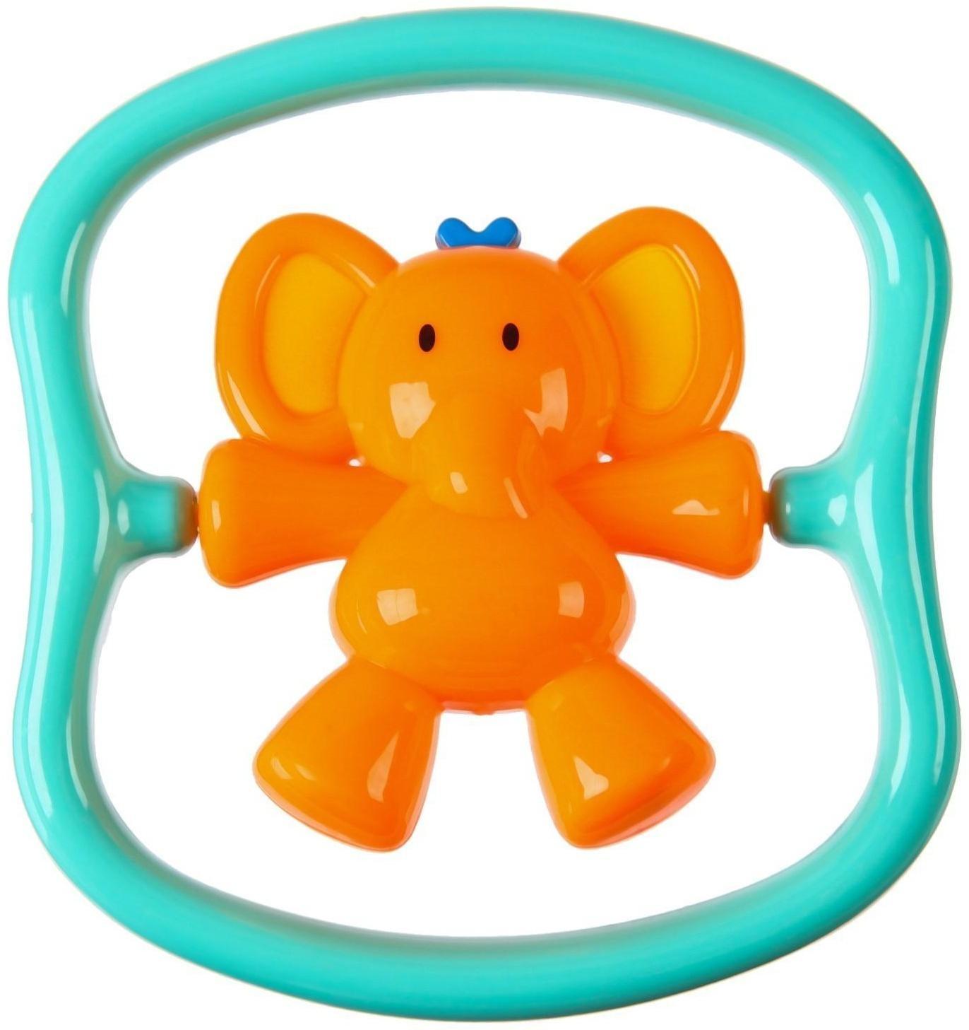 Погремушка «Слоник», цвет МИКС