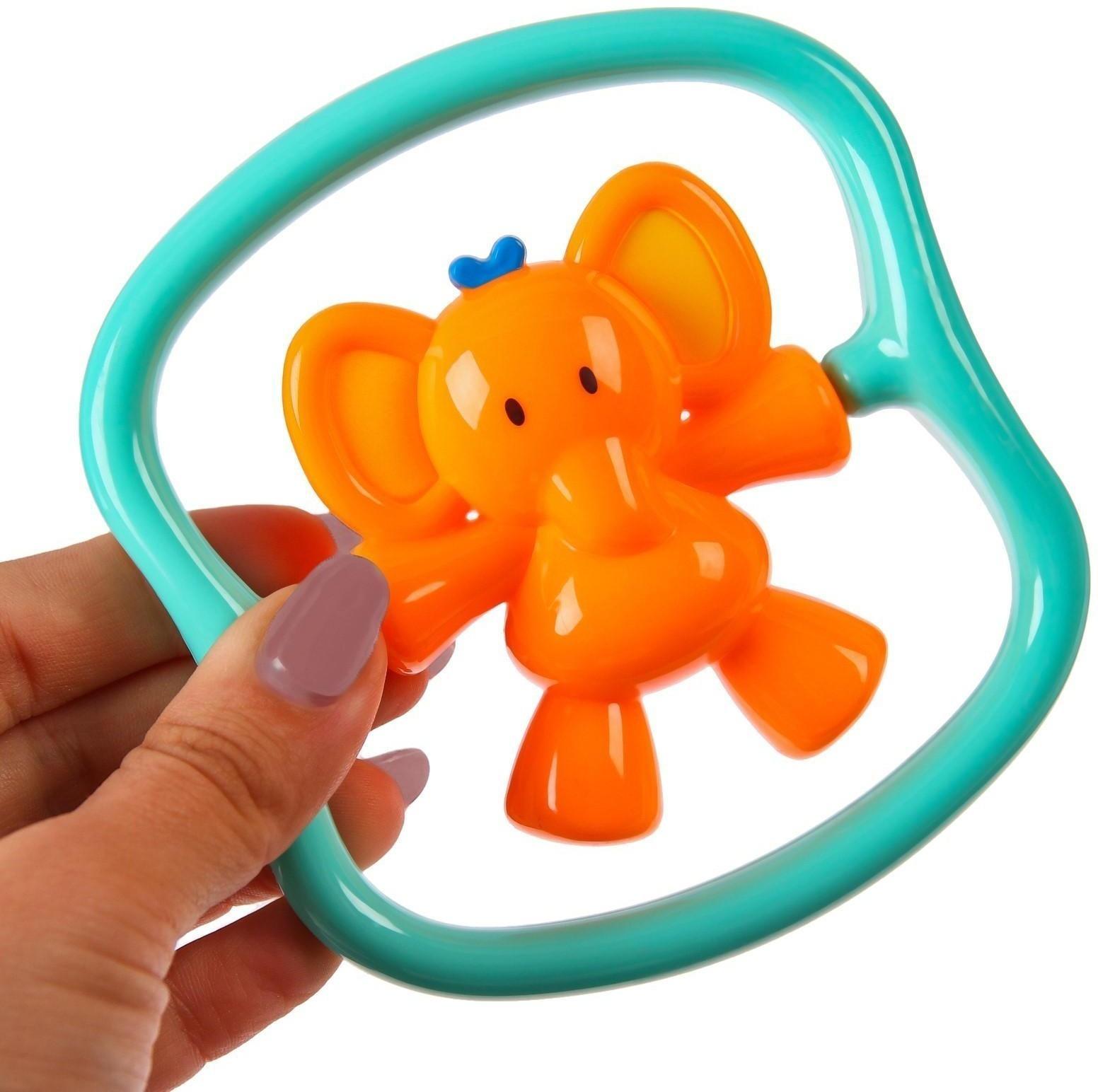 Погремушка «Слоник», цвет МИКС