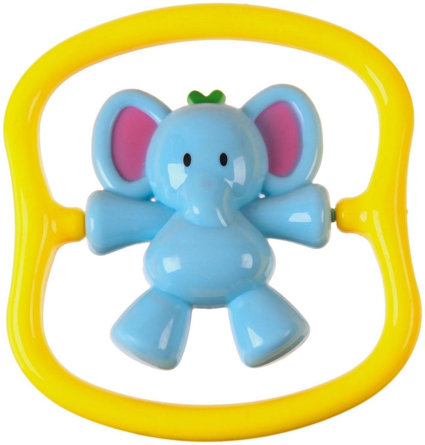 Погремушка «Слоник», цвет МИКС