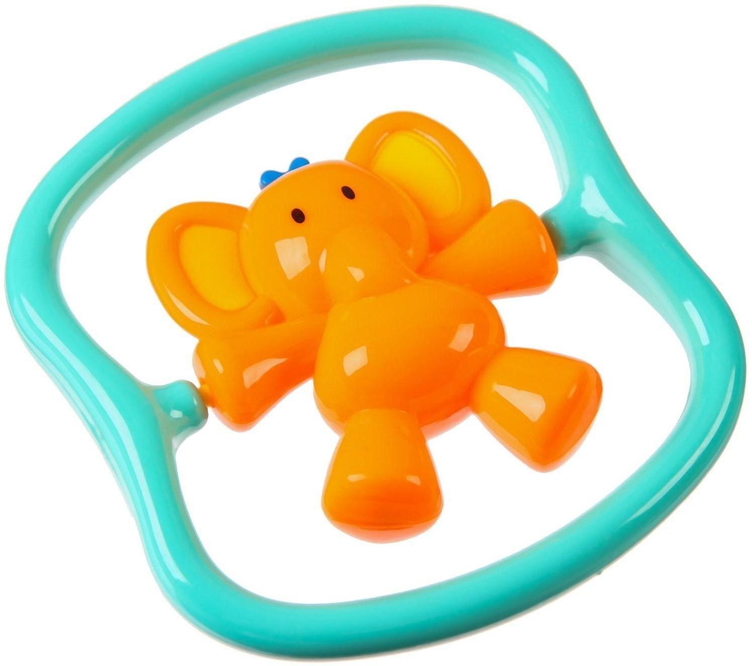 Погремушка «Слоник», цвет МИКС