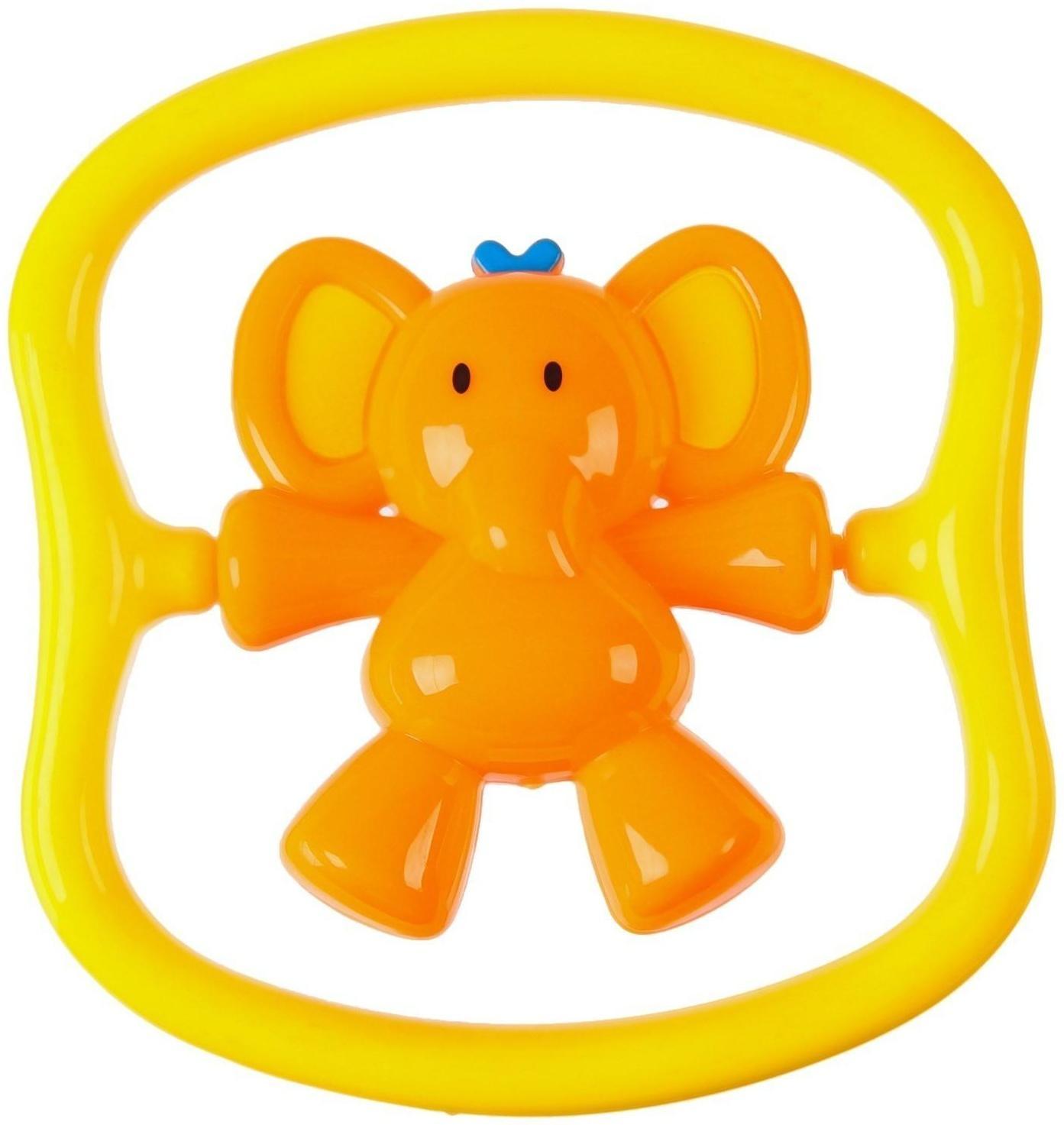 Погремушка «Слоник», цвет МИКС