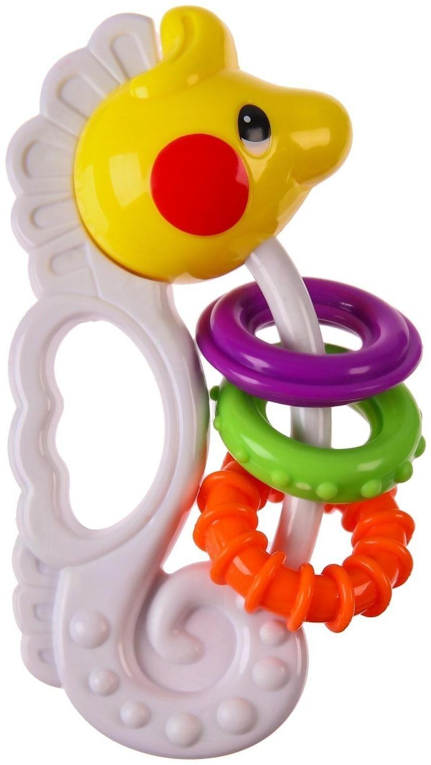 Погремушка «Морской конек» удобная ручка