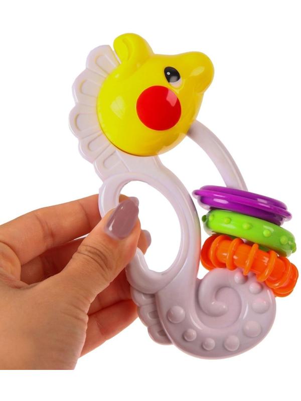 Погремушка «Морской конек» удобная ручка