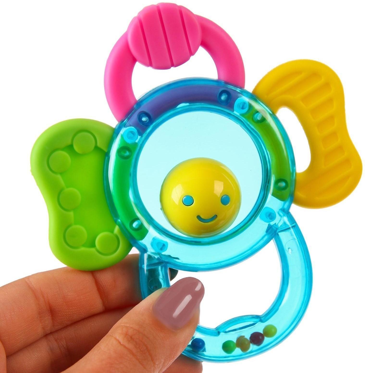 Погремушка «Улыбка» с прорезывателем