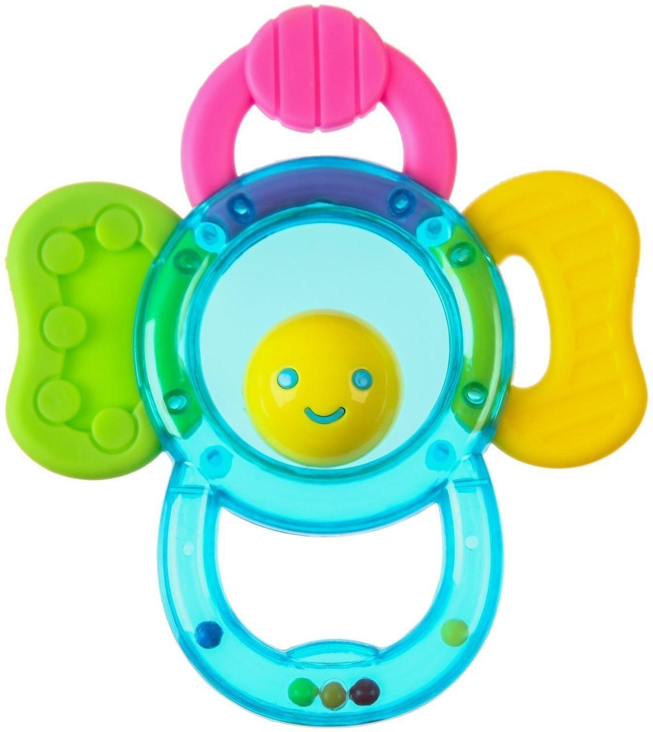 Погремушка «Улыбка» с прорезывателем