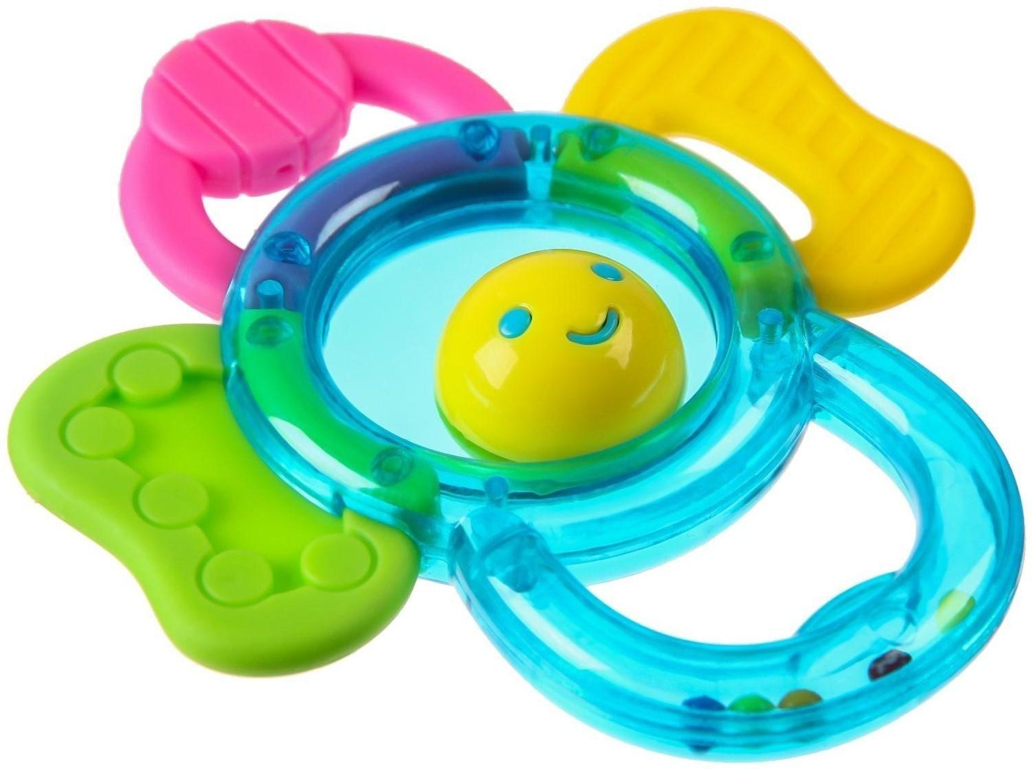 Погремушка «Улыбка» с прорезывателем