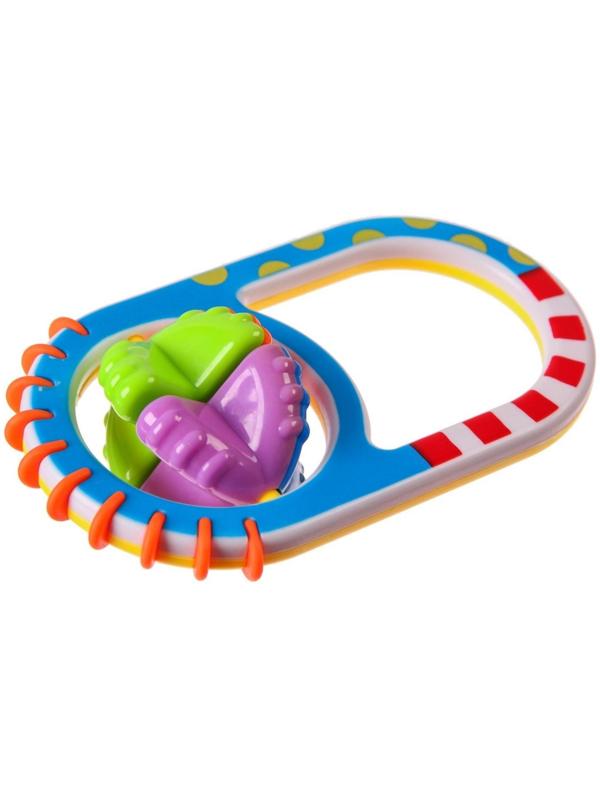 Погремушка «Фактурная ручка», цвет МИКС