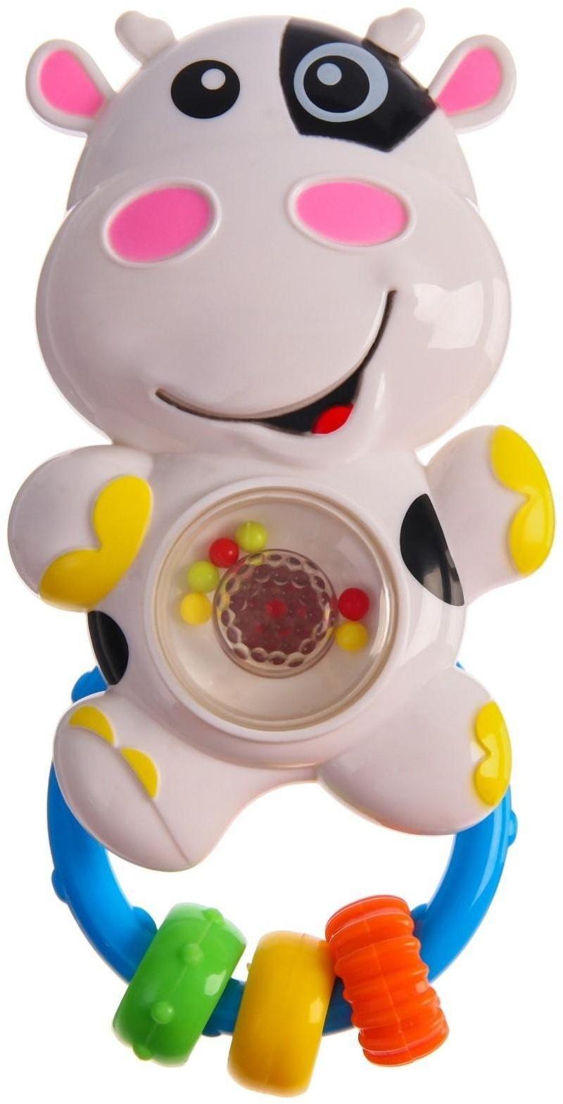 Погремушка со световым эффектом «Коровка»