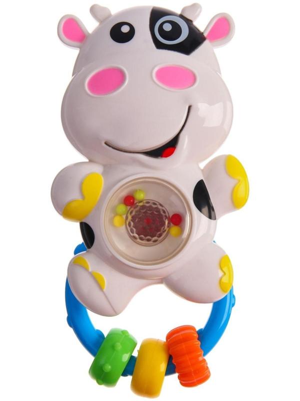 Погремушка со световым эффектом «Коровка»