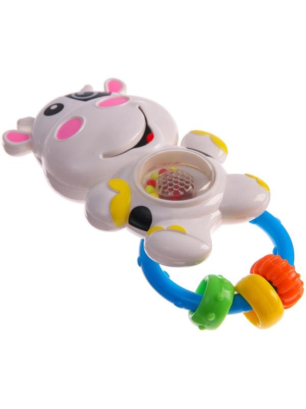 Погремушка со световым эффектом «Коровка»