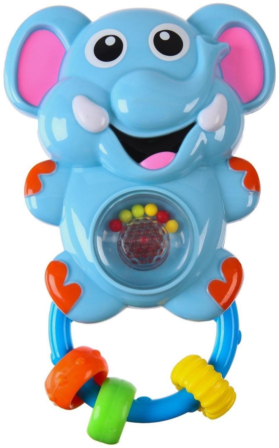 Погремушка со световым эффектом «Слоник»