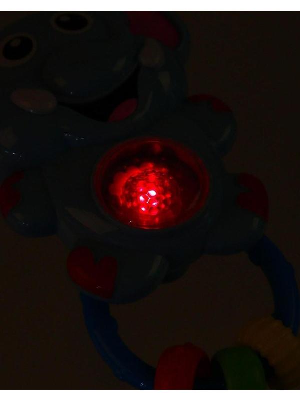 Погремушка со световым эффектом «Слоник»