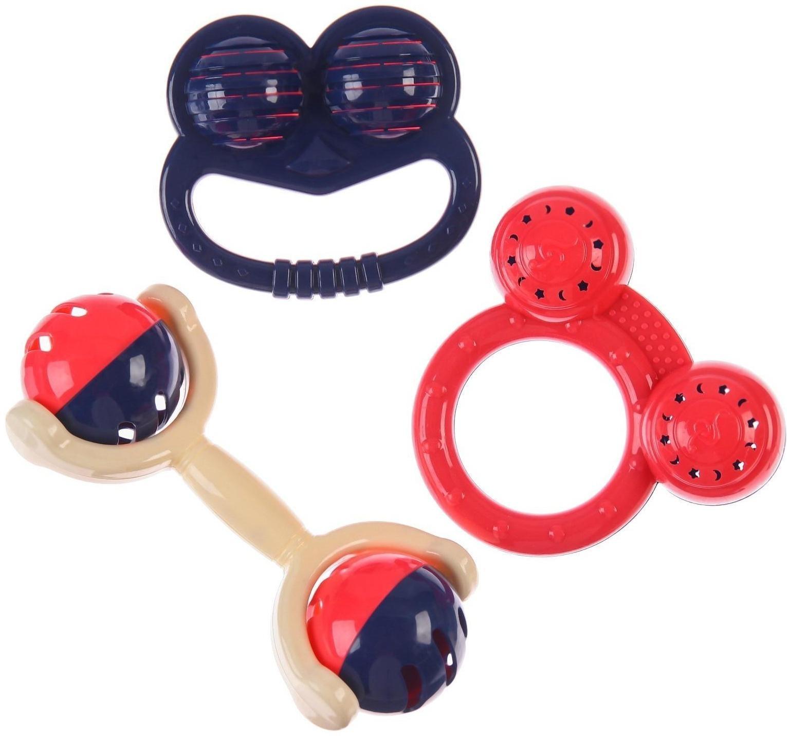 Набор погремушек «Друзья», 6шт, цвет МИКС