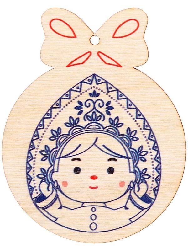 Набор для творчества «Новогодние раскраски. Снегурочка»