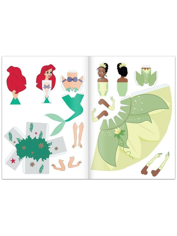 Объёмные аппликации «Бумажные принцессы», А4, Дисней