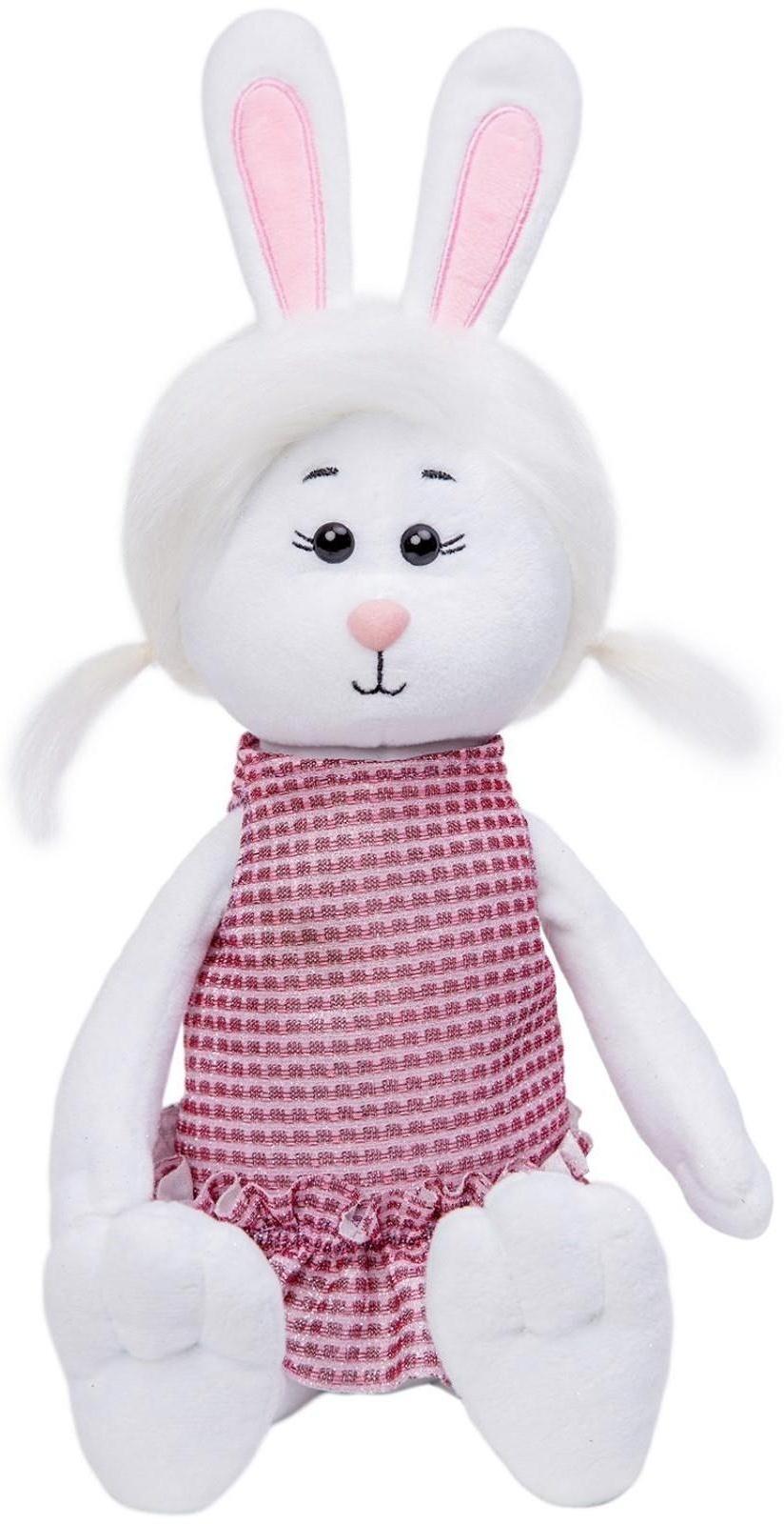 Мягкая игрушка «Зайка Зефирка в платье», 25 см