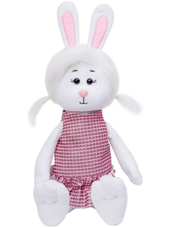 Мягкая игрушка «Зайка Зефирка в платье», 25 см