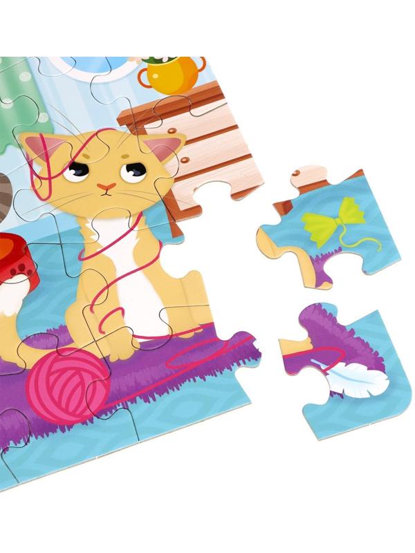 Пазл «Кошачий мир», 35 деталей