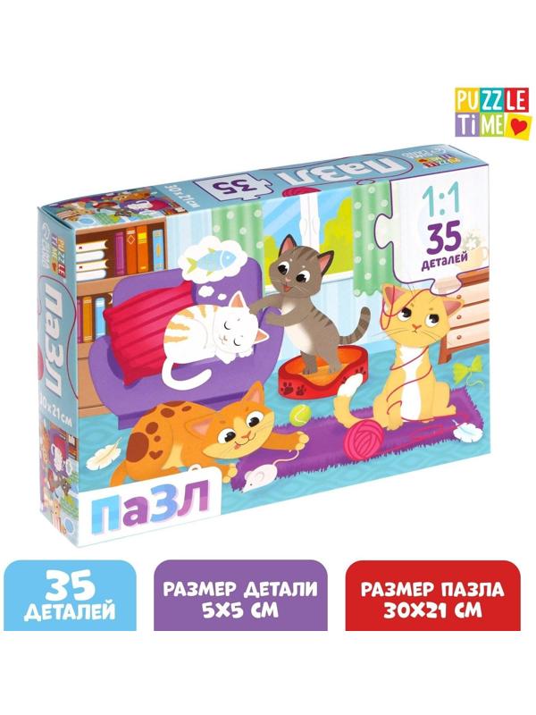 Пазл «Кошачий мир», 35 деталей