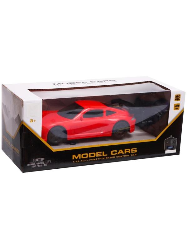 Машина радиоуправляемая «Купе», работает от батареек, цвет красный