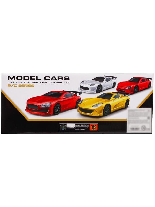 Машина радиоуправляемая «Купе», работает от батареек, цвет красный