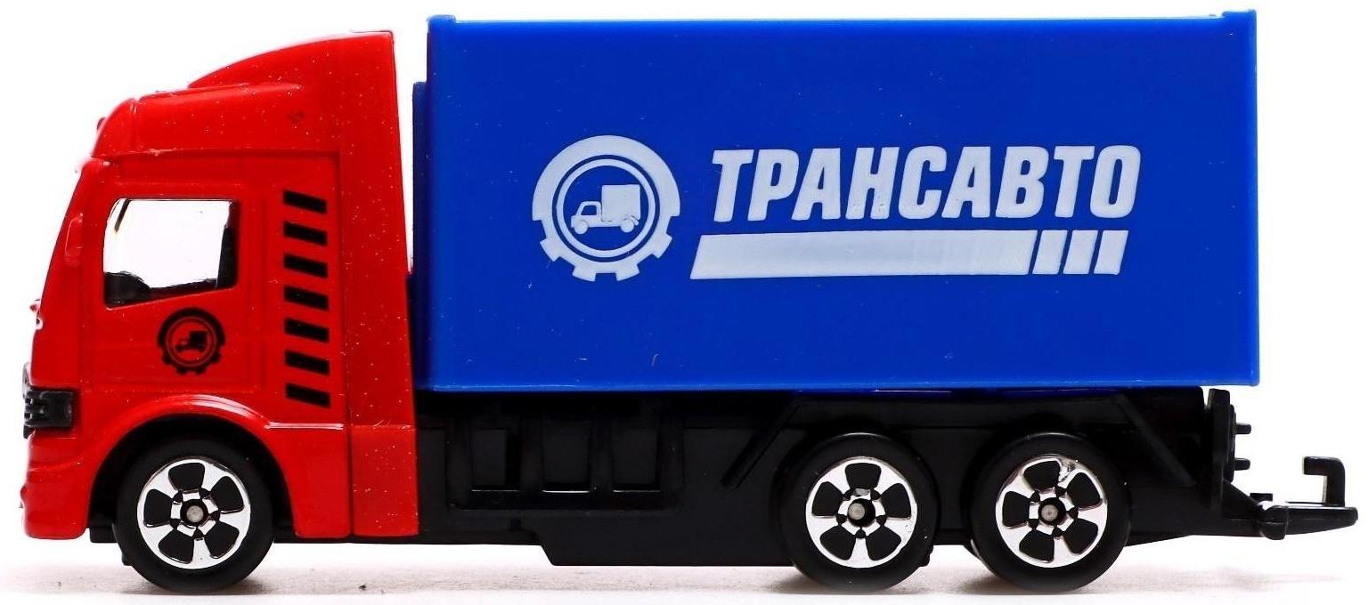 Машина металлическая «Грузовик», 10,5 см, цвет красный