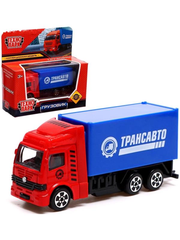 Машина металлическая «Грузовик», 10,5 см, цвет красный