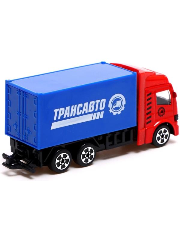 Машина металлическая «Грузовик», 10,5 см, цвет красный