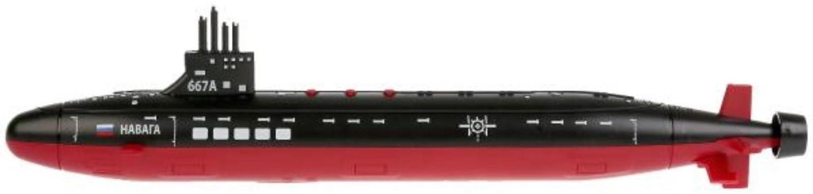 Модель пластик «Подводная лодка», 42 см, ракеты, подставка, световые и звуковые эффекты