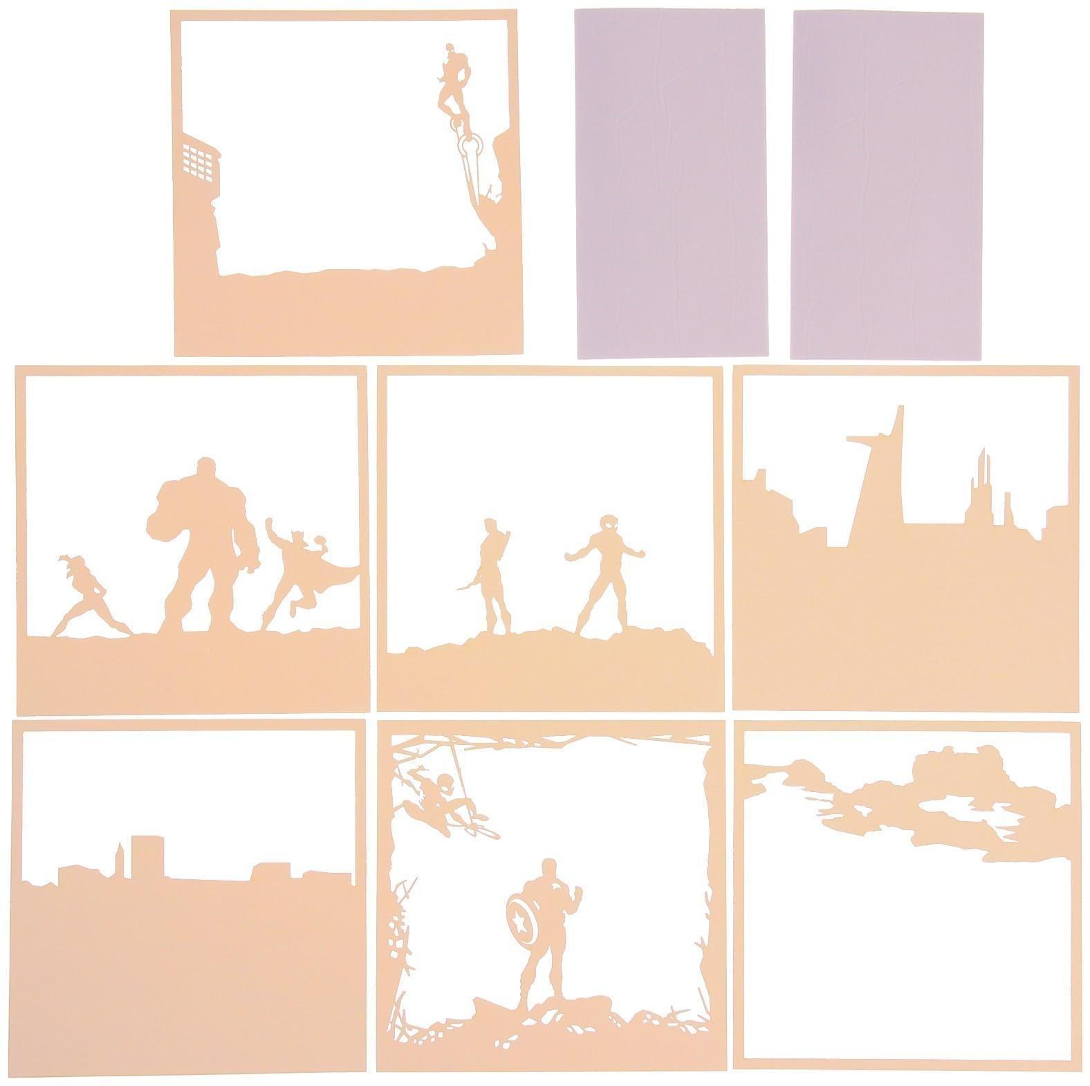 Набор для творчества «Многослойный ночник» волшебный, Marvel, Мстители